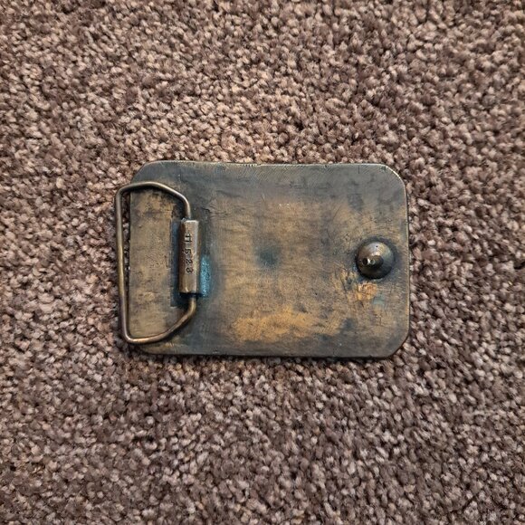 Vintage Cowboys Make Good Lovers Pewter Belt Buckle, Rodeo, Western - Picture 4 of 5